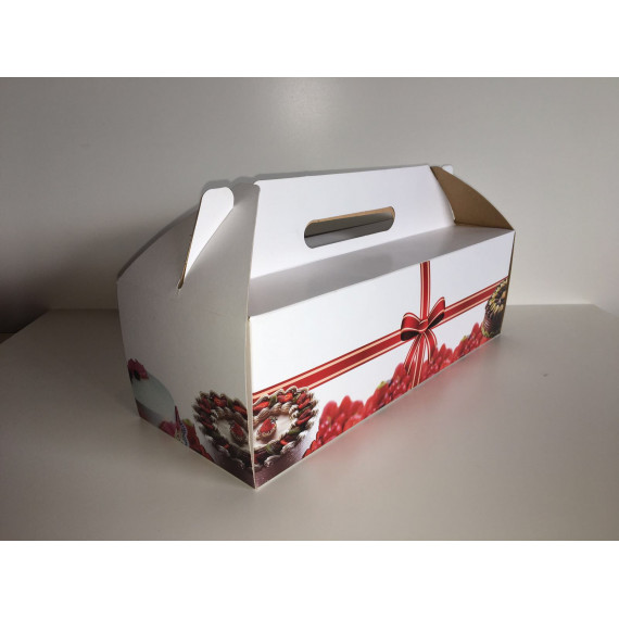 Pasta Kartonu 32x12x10cm ( 100 Adet ) Pasta Kartonu 32x12x10cm ( 100